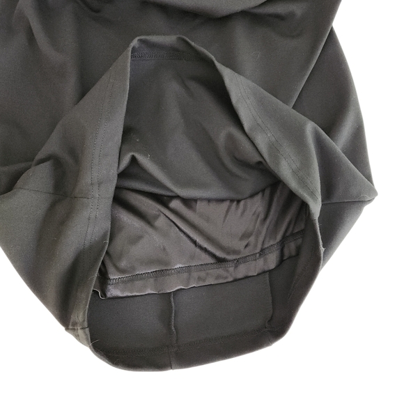 KAFFE India Ruched Black Mini Dress – V‑Neck Bodycon (M / 38) - Picture 7 of 12